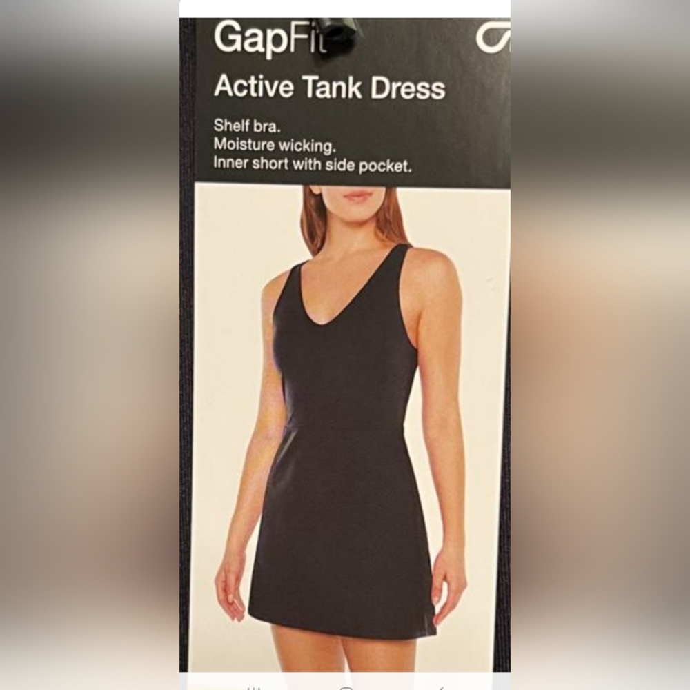 GAP Black Active Tank Dress